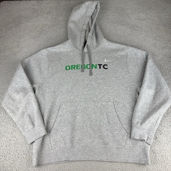 Nike Other - Oregon Track Club Gray Nike Hoodie Pullover Men's Large